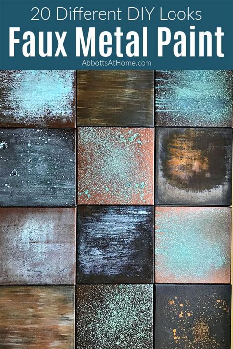 how to distress sheet metal|painting metal to look rustic.